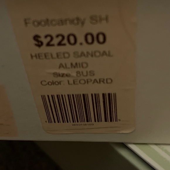 Leopard heels Size8 - Picture 3 of 3